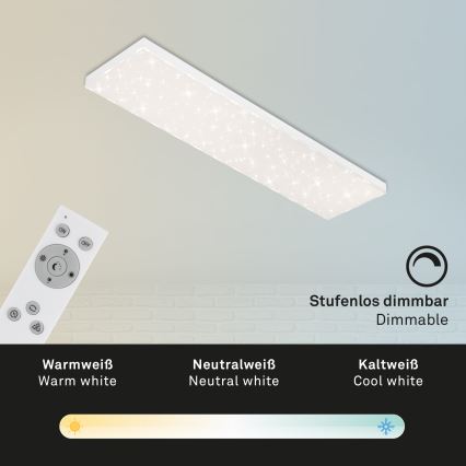 Brilo - Iluminação de teto LED com regulação STARRY SKY LED/24W/230V 3000-6500K + controlo remoto