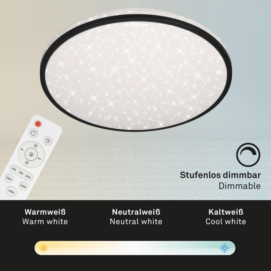 Brilo - Iluminação de teto LED com regulação STARRY SKY LED/48W/230V 3000-6000K + controlo remoto