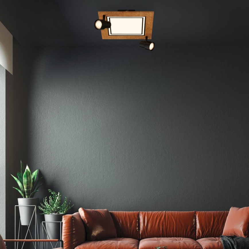 Brilo - Iluminação de teto LED LED/12W/230V + 2xGU10/9W 3000K