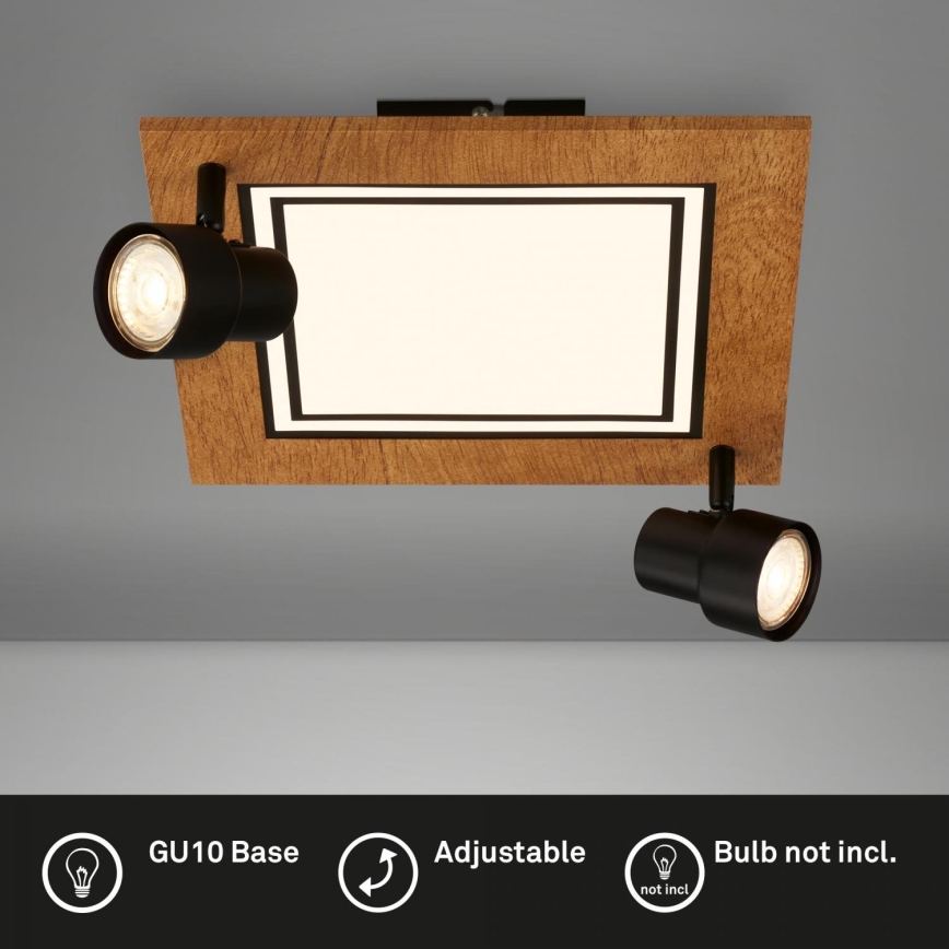 Brilo - Iluminação de teto LED LED/12W/230V + 2xGU10/9W 3000K