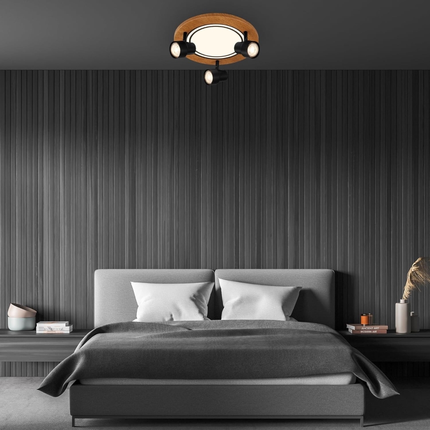 Brilo - Iluminação de teto LED LED/12W/230V + 3xGU10/9W 3000K