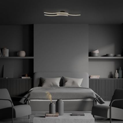 Brilo - Iluminação de teto LED LED/19W/230V 3000K preto