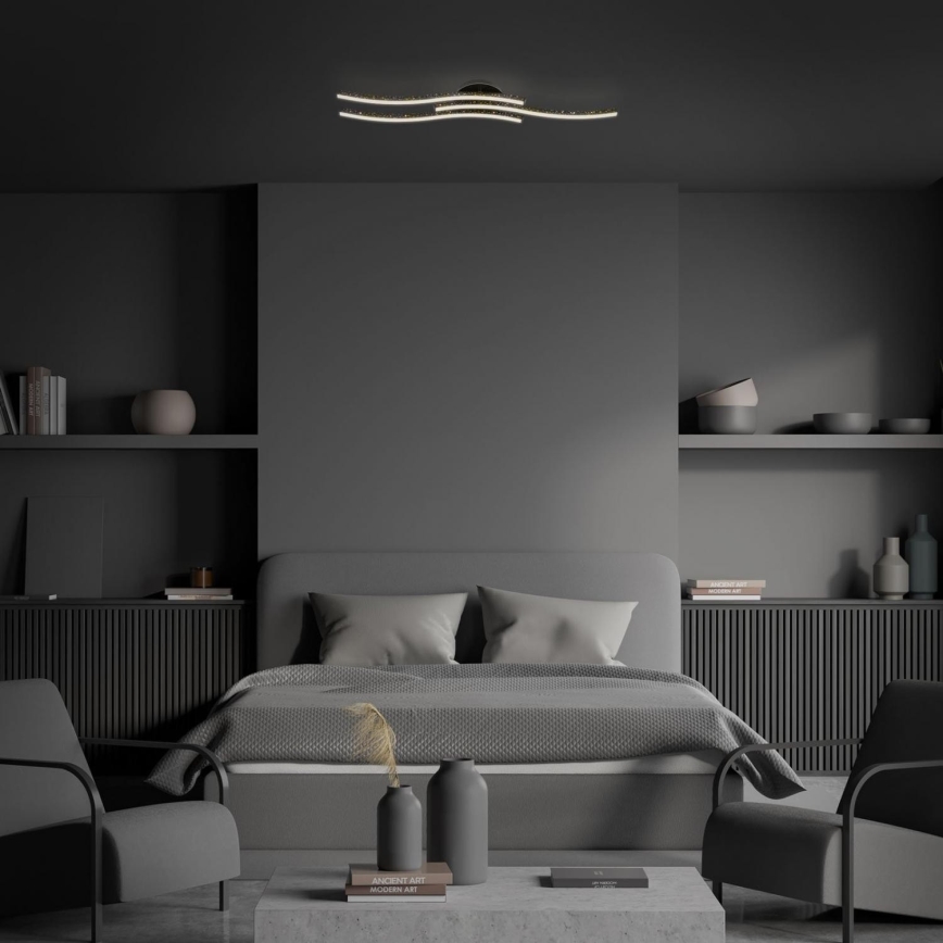 Brilo - Iluminação de teto LED LED/19W/230V 3000K preto