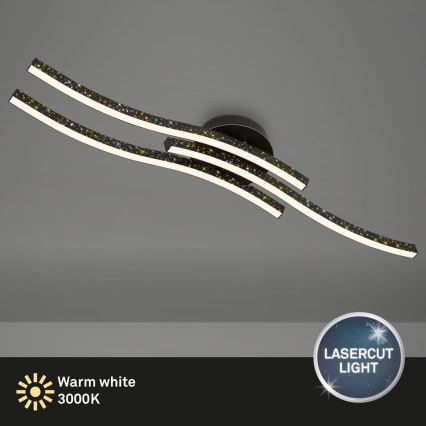 Brilo - Iluminação de teto LED LED/19W/230V 3000K preto