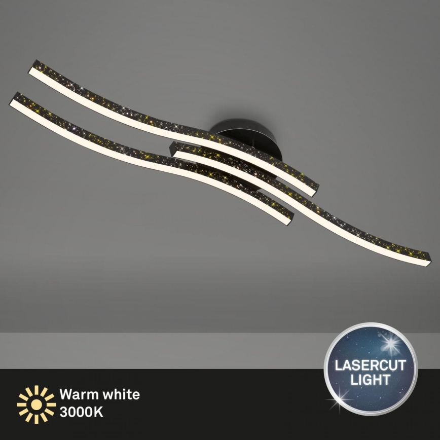 Brilo - Iluminação de teto LED LED/19W/230V 3000K preto