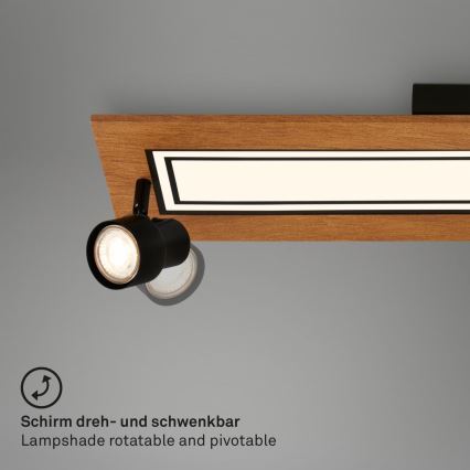 Brilo - Iluminação de teto LED LED/24W/230V + 3xGU10/9W 3000K
