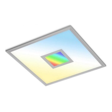 Brilo - Iluminação de teto LED RGB com regulação CENTRO LED/24W/230V 2700-6500K Wi-Fi Tuya + comando