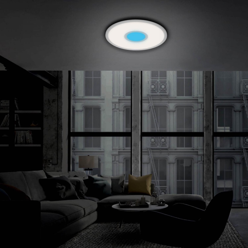 Brilo - Iluminação de teto LED RGB com regulação CENTRO LED/24W/230V 2700-6500K Wi-Fi Tuya + comando