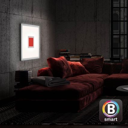 Brilo - Iluminação de teto LED RGB com regulação CENTRO LED/24W/230V 2700-6500K Wi-Fi Tuya + comando