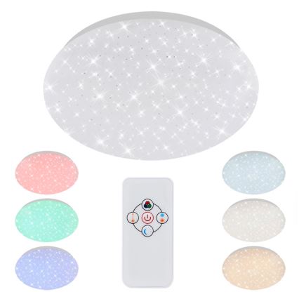Brilo - Iluminação de teto RGBW com regulação STARRY SKY LED/10W/230V + controlo remoto