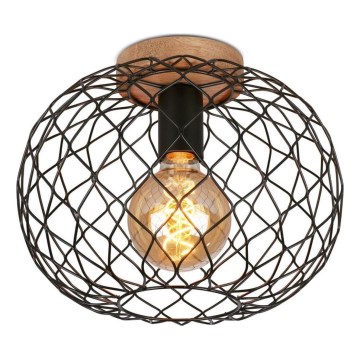 Brilo - Iluminação de teto WINKI 1xE27/40W/230V árvore da borracha