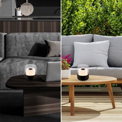 Brilo - Lâmpada de mesa LED recarregável e regulável para exterior LILET LED/2W/5V IP44