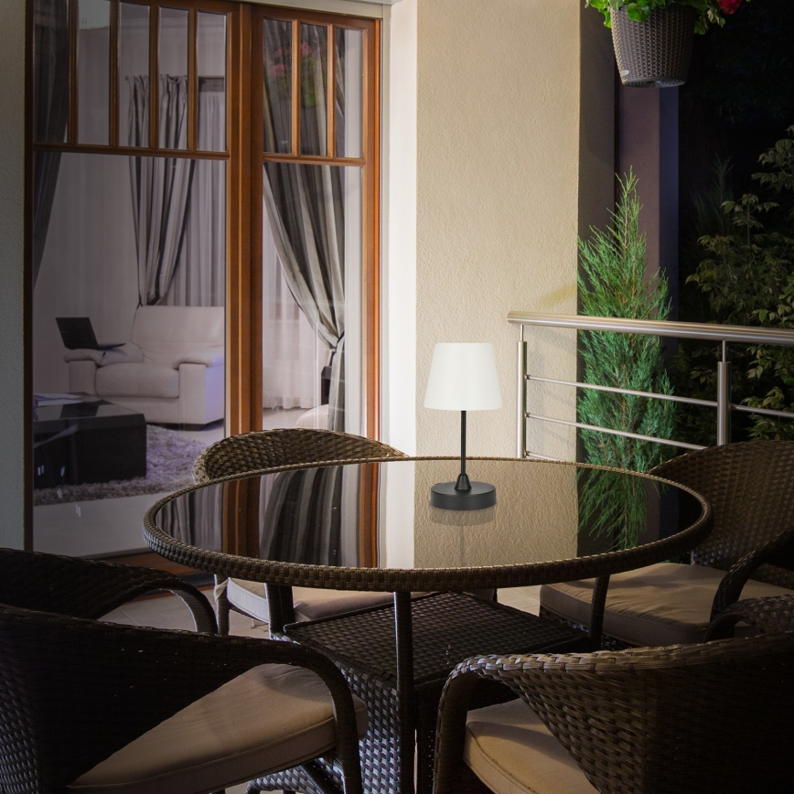 Brilo - LED Exterior regulação rechargeable candeeiro LED/3W/5V IP44