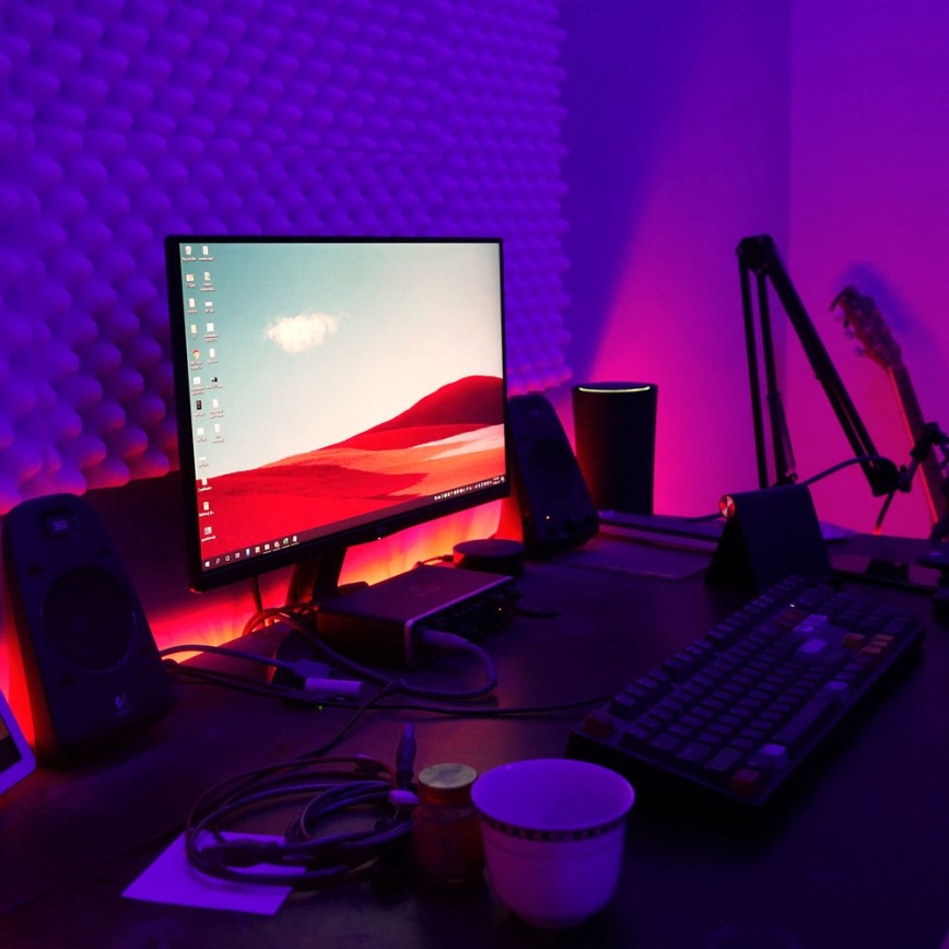 Brilo - LED RGB Tira com regulação 11,5m LED/24W/230V + controlo remoto