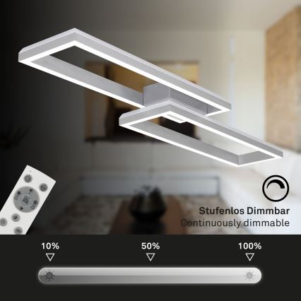 Brilo - LED RGBW Candelabro integrado com regulação FRAME 2xLED/21W/230V 2700-6500K + controlo remoto