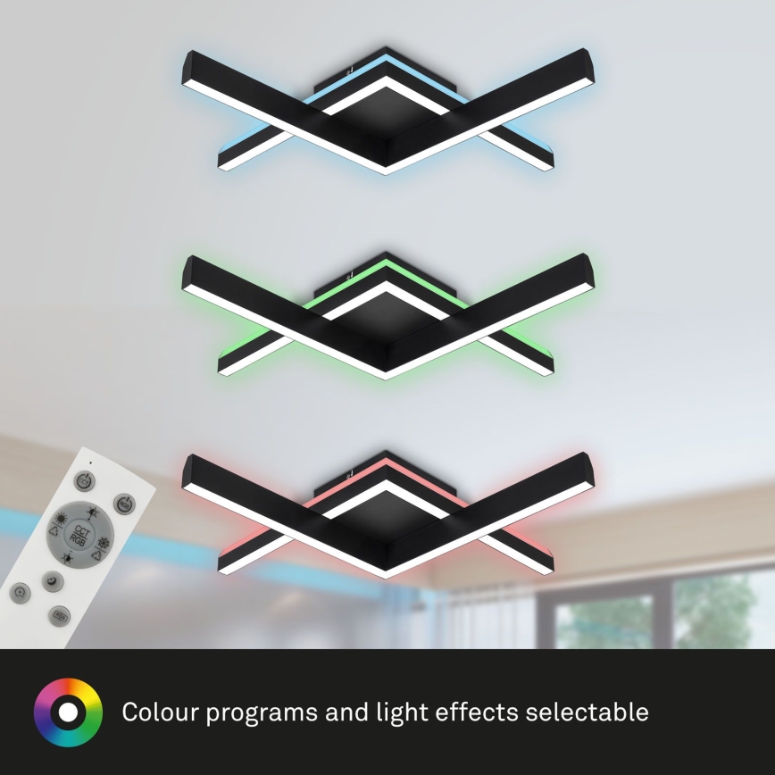 Brilo - LED RGBW Candelabro integrado com regulação FRAME 2xLED/9W/230V 2700-6500K + controlo remoto
