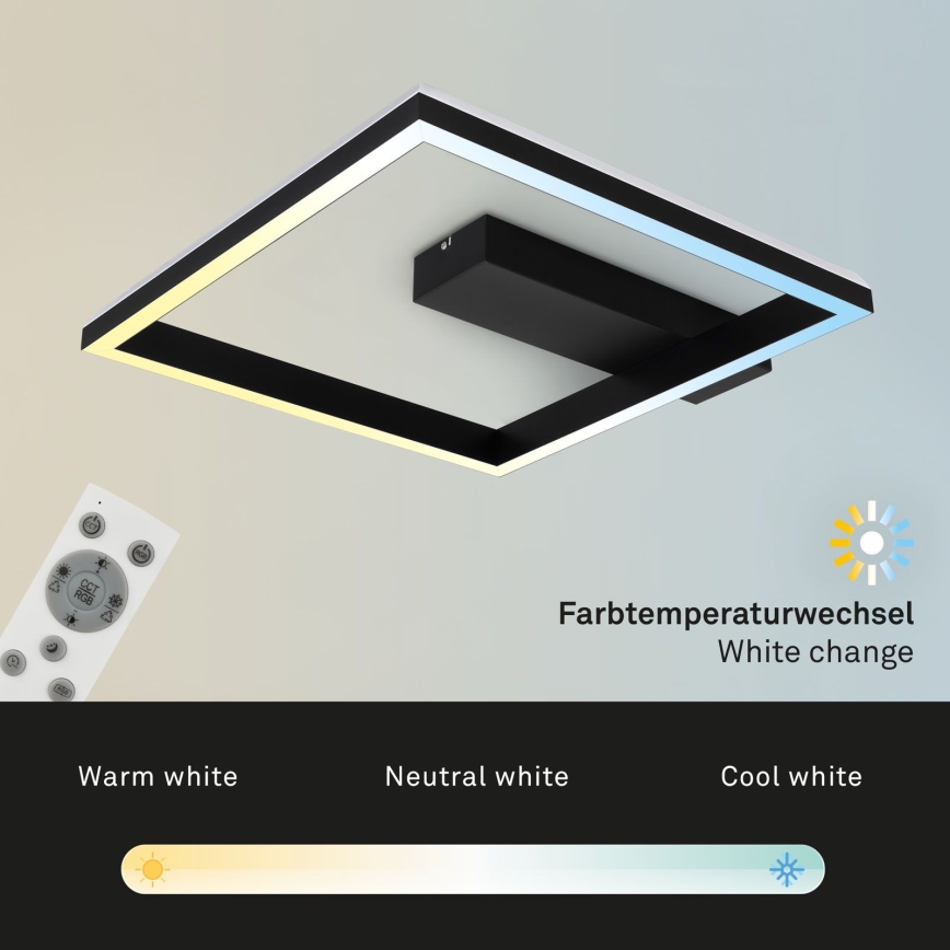 Brilo - LED RGBW Candelabro integrado com regulação FRAME LED/18W/230V 2700-6500K + controlo remoto