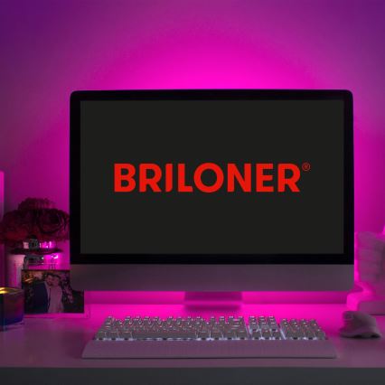 Brilo - Tira LED RGBW com regulação 6,5m LED/18W/230V Wi-Fi Tuya + controlo remoto