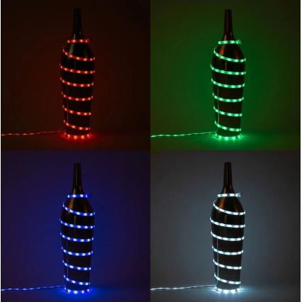 Brilo - Tira LED RGBW com regulação 6,5m LED/22W/230V + controlo remoto