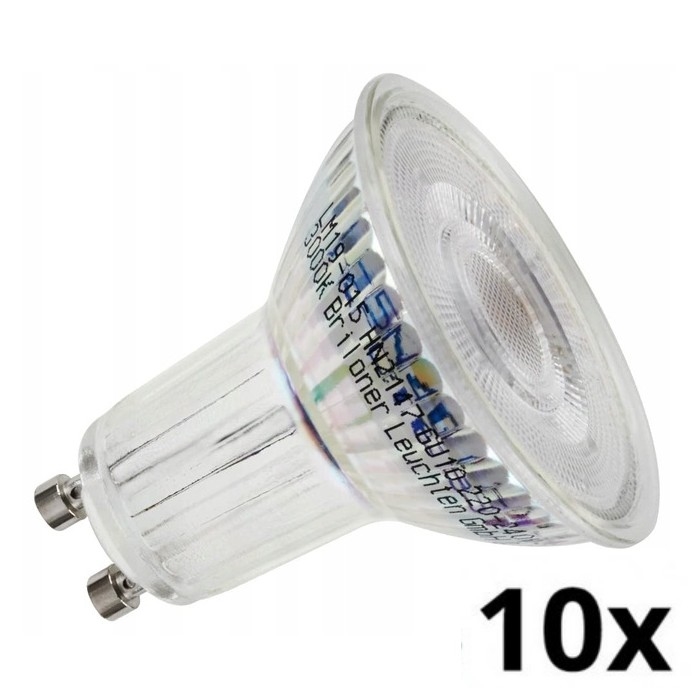 Briloner 0548-003 - CONJUNTO 10x Lâmpada LED GU10/3,5W/230V 3000K