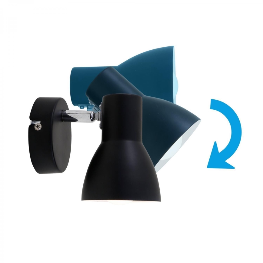 Briloner 10698889 - Foco de parede 1xE14/25W/230V preto