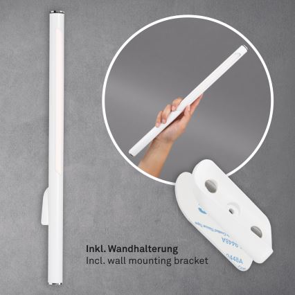 Briloner 1384-016 - Candeeiro de chão LED tátil com regulação 2em1 EVERYWHERE LED/2,3W/5V 2000 mAh