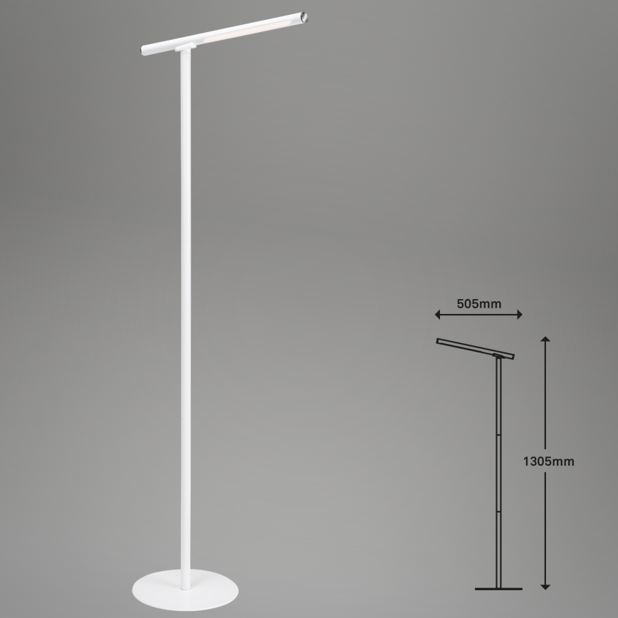 Briloner 1384-016 - Candeeiro de chão LED tátil com regulação 2em1 EVERYWHERE LED/2,3W/5V 2000 mAh