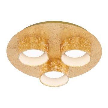Briloner 2038-037 - Iluminação de teto LED PRO 3xLED/5W/230V dourada