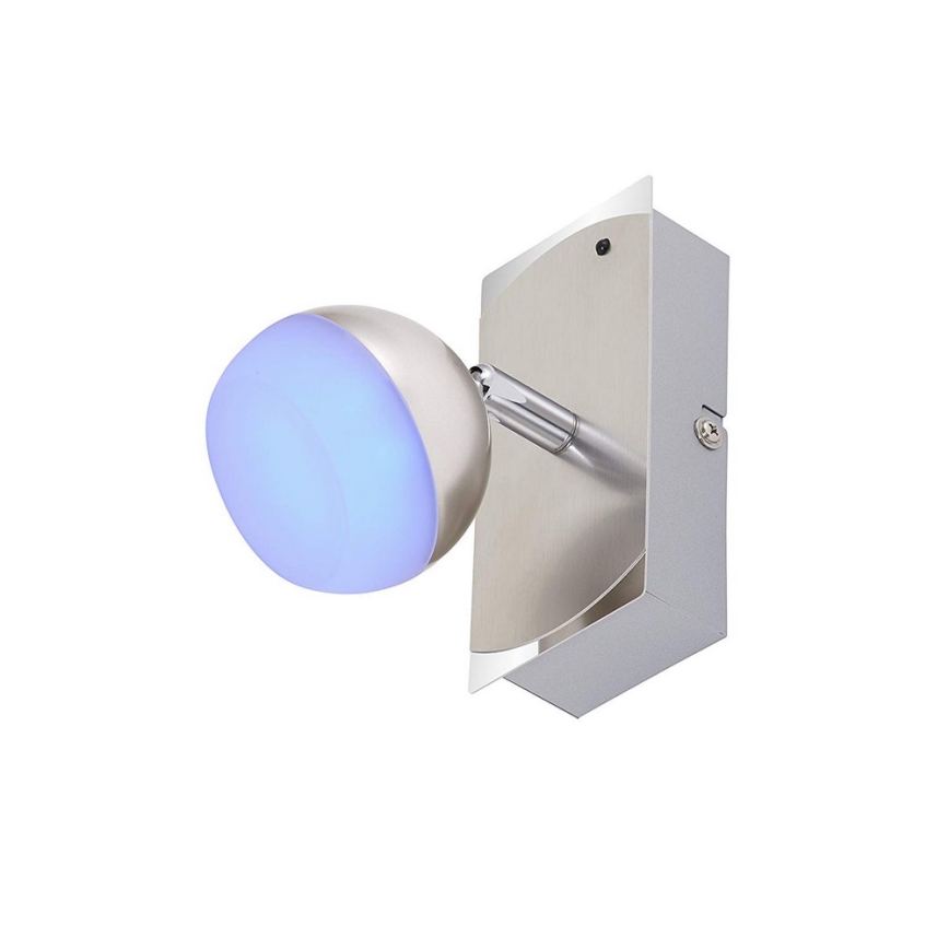 Briloner 2040-012 - LED RGB Holofote com regulação 1xLED/3,3W/230V + controlo remoto
