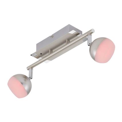 Briloner 2040-022 - LED RGB Holofote com regulação 2xLED/3,3W/230V + RC
