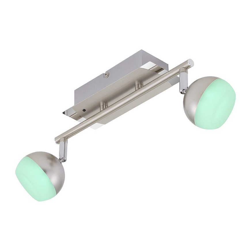 Briloner 2040-022 - LED RGB Holofote com regulação 2xLED/3,3W/230V + RC