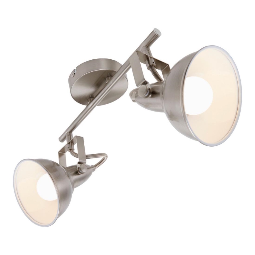 Briloner 2049-022 - Foco SOFT 2xE14/40W/230V cromado mate
