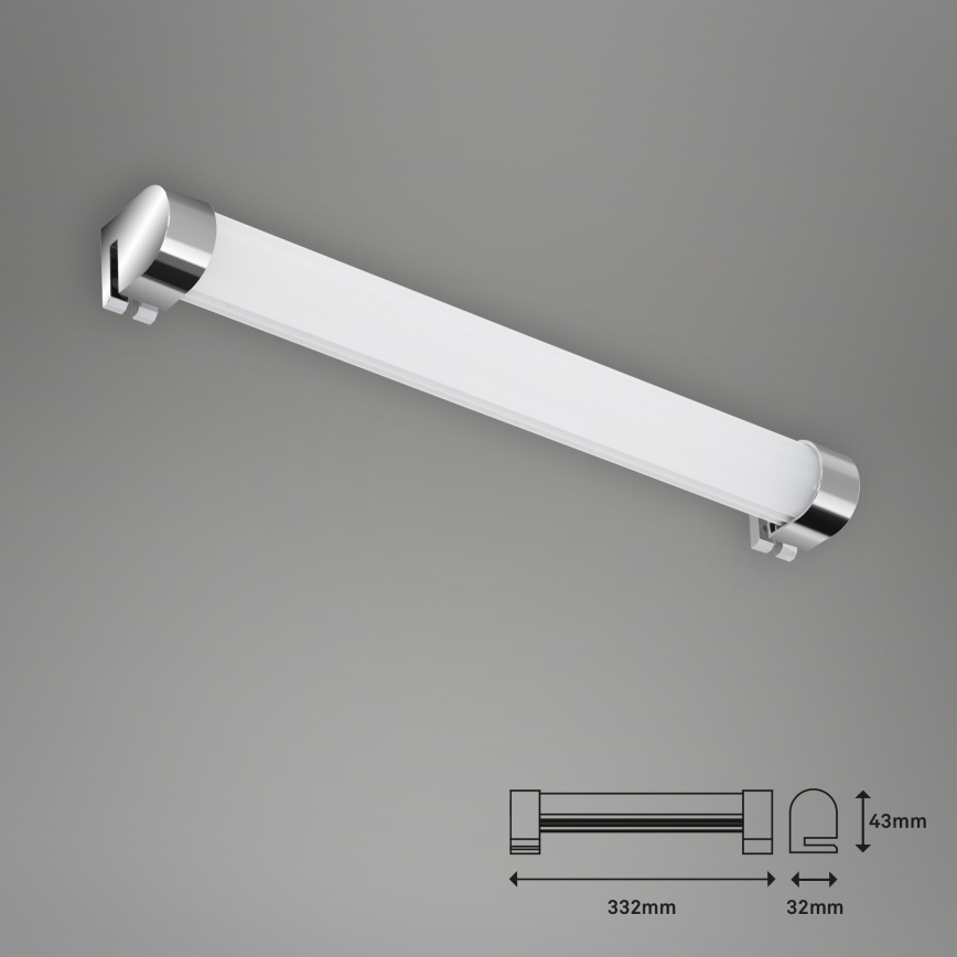 Briloner 2059-018 - Iluminação de espelho de casa de banho LED SPLASH LED/8W/230V IP44