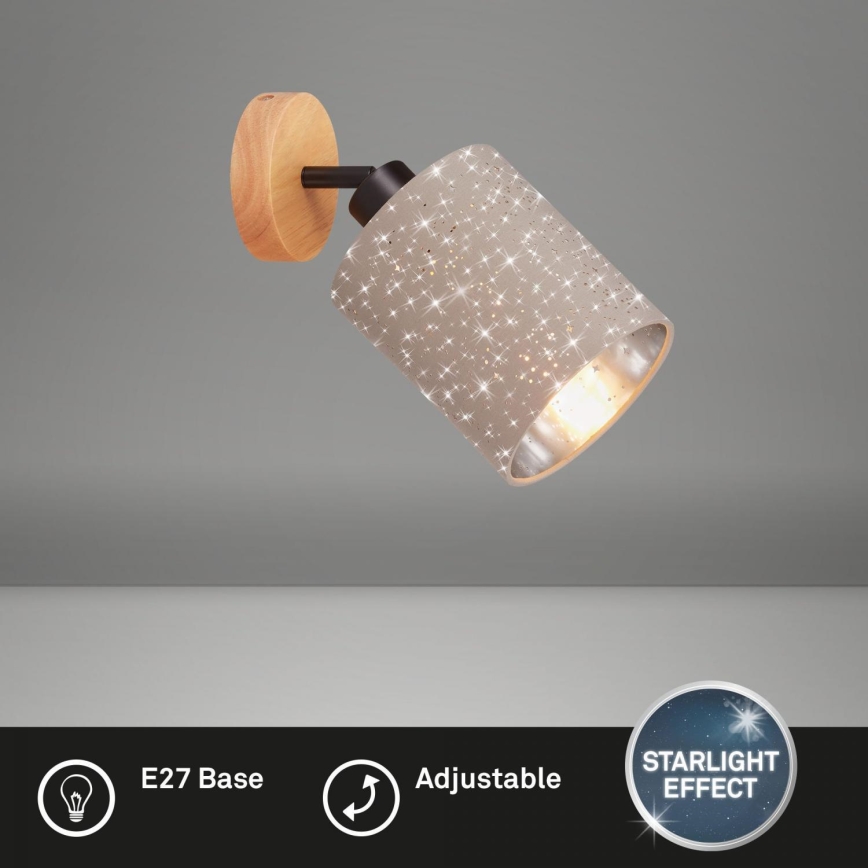 Briloner 2078-011 - Foco de parede SPOTLIGHT 1xE27/25W/230V bege