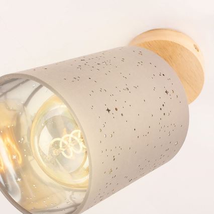Briloner 2078-011 - Foco de parede SPOTLIGHT 1xE27/25W/230V bege