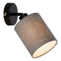 Briloner 2078-014 - Foco de parede SPOTLIGHT 1xE27/25W/230V cinzento/preto