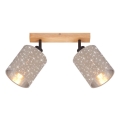 Briloner 2078-021 - Foco SPOTLIGHT 2xE27/25W/230V bege