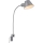 Briloner 2079-014 - Candeeiro flexível de parede 1xE27/10W/230V prateado