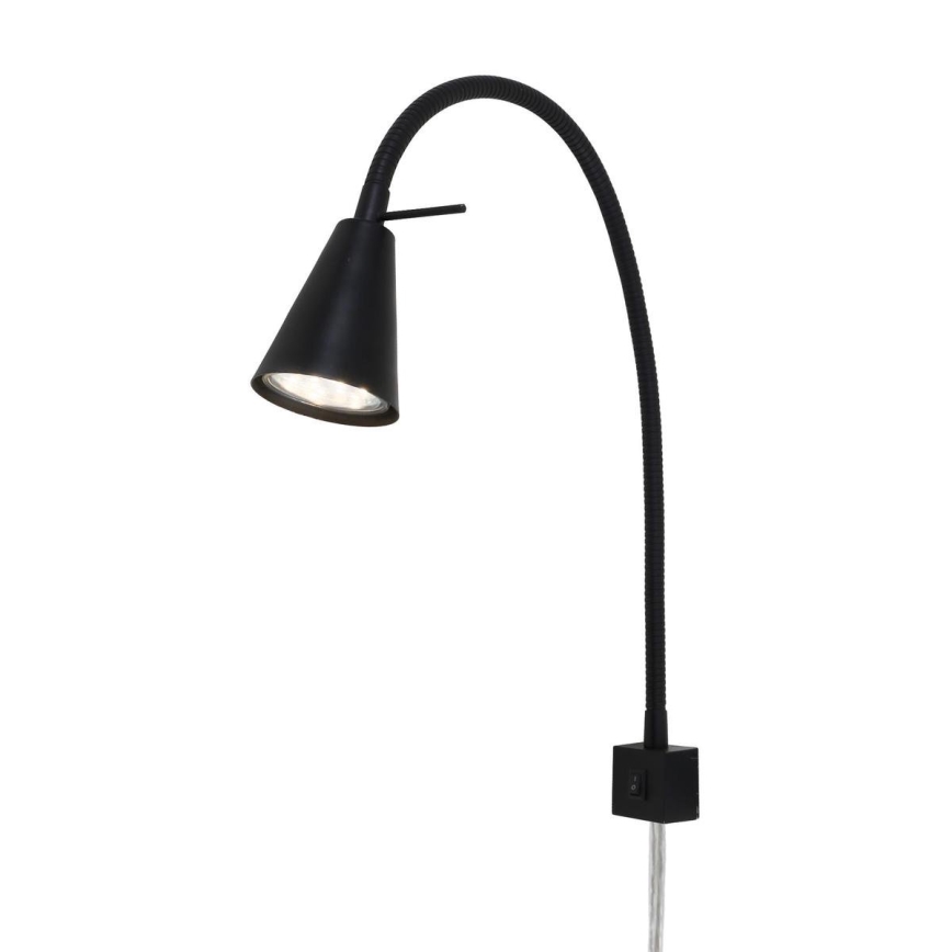 Briloner 2080-015 - Candeeiro de parede LED COMFORT LIGHT 1xGU10/5W/230V preto