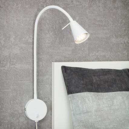 Briloner 2082-016 - Candeeiro de parede LED COMFORT LIGHT 1xGU10/5W/230V branco