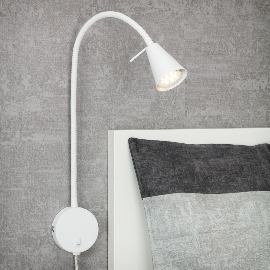 Briloner 2082-016 - Candeeiro de parede LED COMFORT LIGHT 1xGU10/5W/230V branco