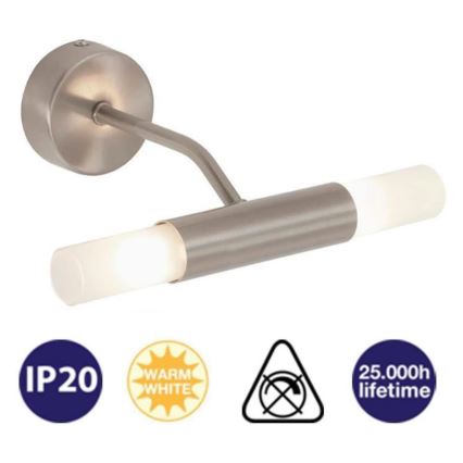 Briloner 2096-022 - Iluminação de parede LED 2xG9/2,25W/230V