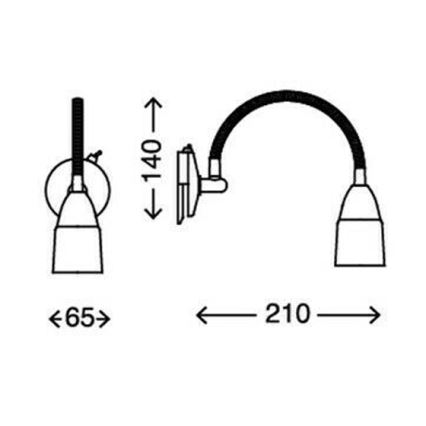 Briloner 2097-018 - Iluminação de espelho LED SPLASH 1xG9/2,5W/230V