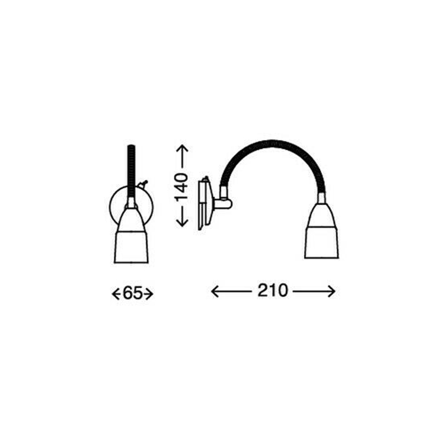 Briloner 2097-018 - Iluminação de espelho LED SPLASH 1xG9/2,5W/230V