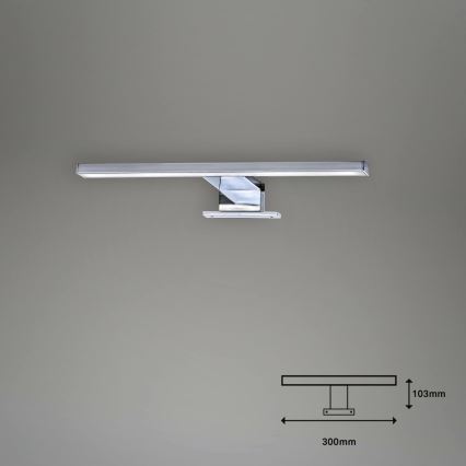 Briloner 2104-018 - Iluminação de espelho de casa de banho LED DUN LED/5W/230V 30 cm IP44