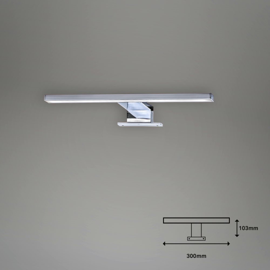Briloner 2104-018 - Iluminação de espelho de casa de banho LED DUN LED/5W/230V 30 cm IP44