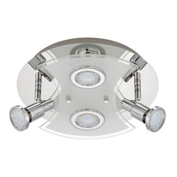 Briloner 2159-048LM - Foco LED SPLASH 4xGU10/3W/230V