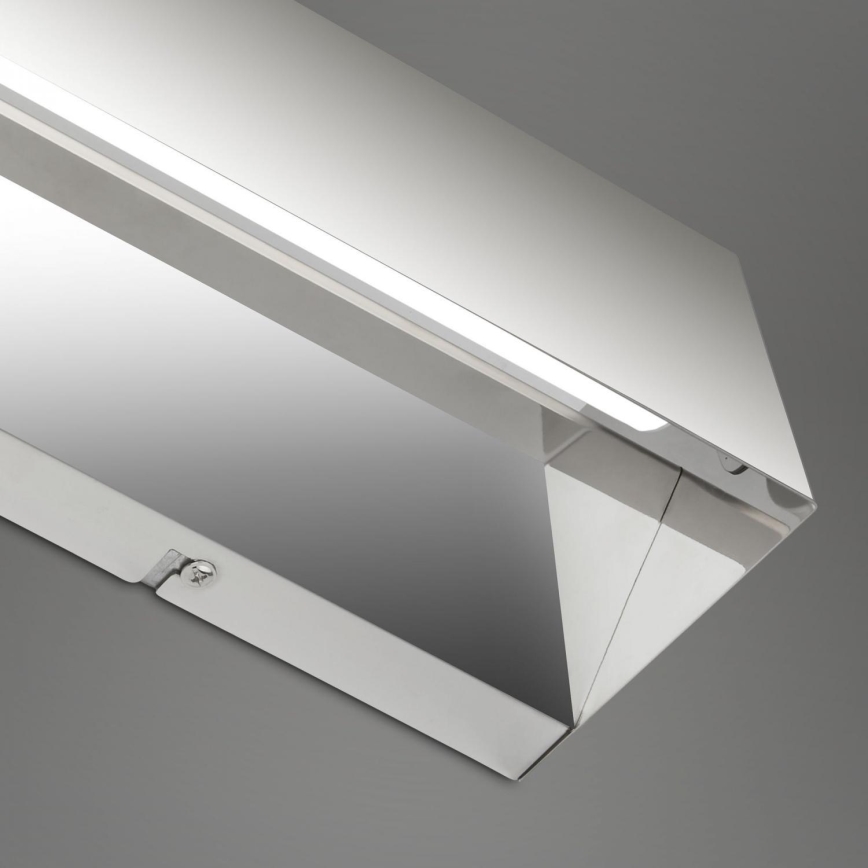 Briloner 2204-018 - Iluminação de parede exterior LED LED/8W/230V IP44 cromado brilhante