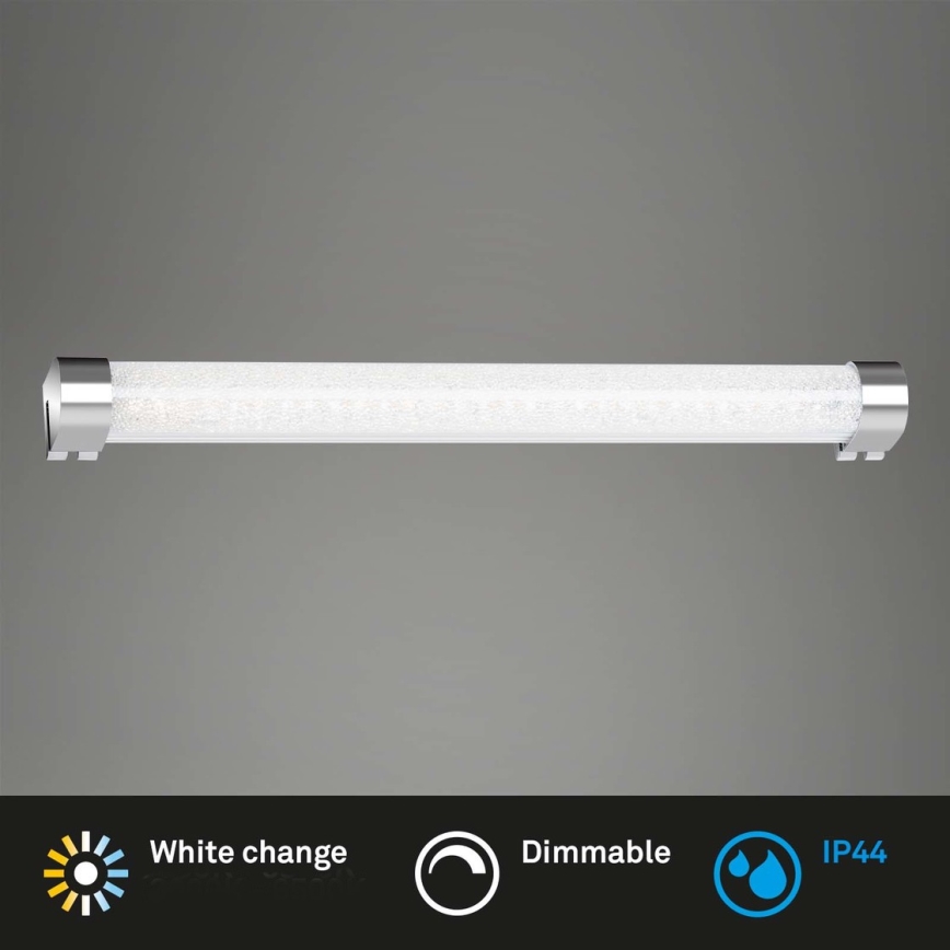 Briloner 2243-018 - Iluminação de espelho de casa de banho LED com regulação COOL&COSY LED/8W/230V 2700/4000K IP44