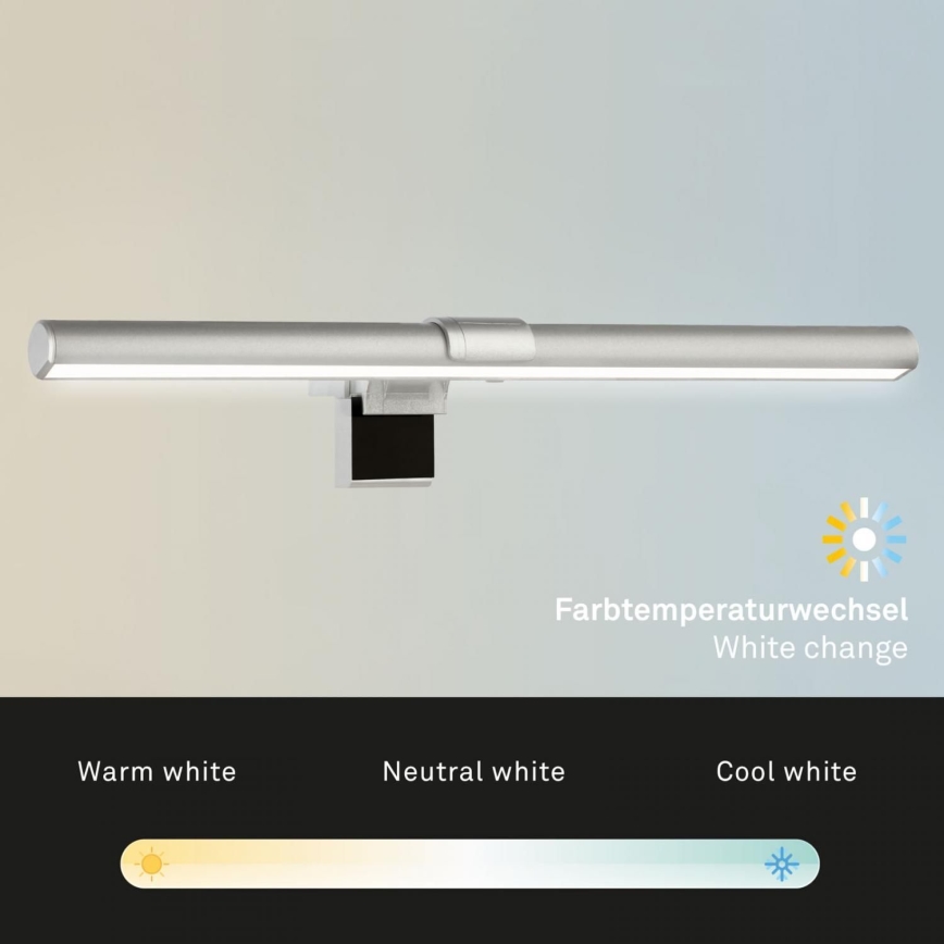 Briloner 2303-014 - Iluminação de monitor LED com regulação LED/3,5W/5V 3000/4500/6500K